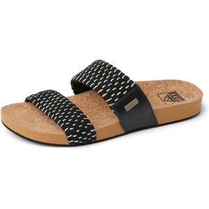imageREEF Womens Cushion Vista SlideBlack Textile