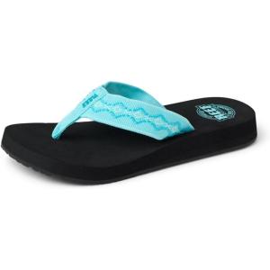 imageREEF Womens Sandy FlipFlopBlackBlue