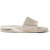imageREEF Fanning Slide Mens Bottle Opener Sandal Arch Support Durable Outsole Water FriendlyTaupe Sun