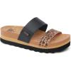 imageReef Womens Cushion Vista Hi Platform Fashion SandalLeopard Duo