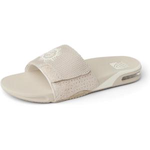 imageREEF Fanning Slide Mens Bottle Opener Sandal Arch Support Durable Outsole Water FriendlyTaupe Sun