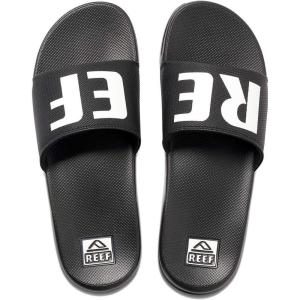 imageREEF Mens One Slide SandalBlackWhite