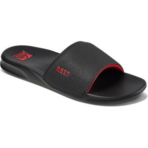 imageREEF Mens One Slide SandalBlaclRed