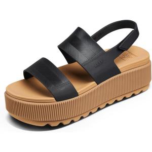 imageREEF Womens Water Vista Higher SandalBlackTan