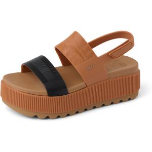 imageREEF Womens Water Vista Higher SandalBlackTan Duo
