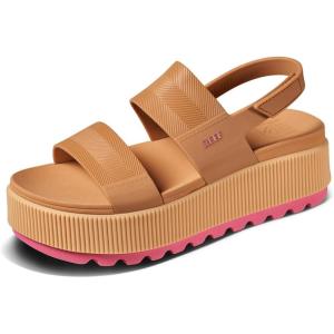 imageREEF Womens Water Vista Higher SandalNaturalHot Pink