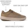 imageREEF Mens Shoreline Del Mar Shoe Breathable Knit Upper Lightweight ampamp Flexible Cushion Footbed Elastic LacesFossilTan