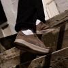 imageREEF Mens Shoreline Del Mar Shoe Breathable Knit Upper Lightweight ampamp Flexible Cushion Footbed Elastic LacesFossilTan
