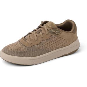 imageREEF Mens Shoreline Del Mar Shoe Breathable Knit Upper Lightweight ampamp Flexible Cushion Footbed Elastic LacesFossilTan