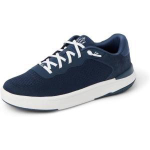 imageREEF Mens Shoreline Del Mar Shoe Breathable Knit Upper Lightweight ampamp Flexible Cushion Footbed Elastic LacesNavy