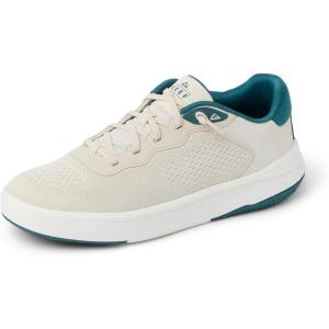 imageREEF Mens Shoreline Del Mar Shoe Breathable Knit Upper Lightweight ampamp Flexible Cushion Footbed Elastic LacesOffwhite