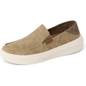 imageREEF Mens Swellsole Pacific Shoe Durable Washed Canvas Lightweight Soft Cushion FootbedTan
