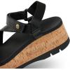 imageREEF Womens Vista Higher Luna Platform Sandal Adjustable StrapBlack Cork