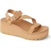 imageREEF Womens Vista Higher Luna Platform Sandal Adjustable StrapTan Suede