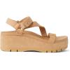 imageREEF Womens Vista Higher Luna Platform Sandal Adjustable StrapTan Suede