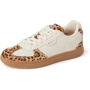 imageREEF Womens Boardwalk Callie Shoe Premium Suede Cushion FootbedCheetah