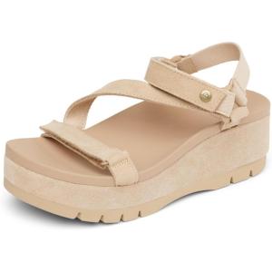 imageREEF Womens Vista Higher Luna Platform Sandal Adjustable StrapOasis Suede