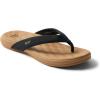 imageREEF Womens Cushion Melody Flip FlopsBlackTan