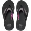 imageREEF Womens Fanning Bottle Opener Flip FlopsBlackGrey