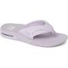 imageREEF Womens Fanning Bottle Opener Flip FlopsLavender Suede