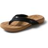 imageREEF Womens Cushion Melody Flip FlopsBlackTan
