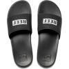 imageREEF Mens One Slide SandalsReef BlackWhite