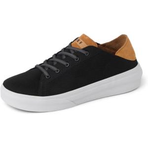 imageREEF Mens Swellsole Atlantic Shoe Lightweight Breathable Knit Upper Soft Cushion FootbedBlackTan