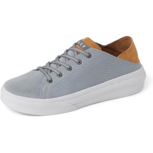 imageREEF Mens Swellsole Atlantic Shoe Lightweight Breathable Knit Upper Soft Cushion FootbedGreyTan