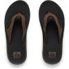 imageREEF Mens Fanning Bottle Opener Flip FlopsBlack and Tan