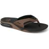 imageREEF Mens Fanning Bottle Opener Flip FlopsBlack and Tan