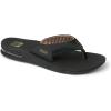 imageREEF Mens Fanning Bottle Opener Flip FlopsBlackBrown
