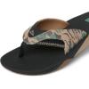 imageREEF Mens Fanning Bottle Opener Flip FlopsBlackCamo