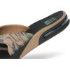 imageREEF Mens Fanning Bottle Opener Flip FlopsBlackCamo