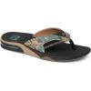 imageREEF Mens Fanning Bottle Opener Flip FlopsBlackCamo