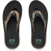 imageREEF Mens Fanning Bottle Opener Flip FlopsBlackCamo