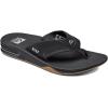 imageREEF Mens Fanning Bottle Opener Flip FlopsBlackSilver