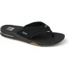 imageREEF Mens Fanning Bottle Opener Flip FlopsBlackSilver