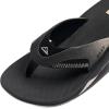 imageREEF Mens Fanning Bottle Opener Flip FlopsBlackTaupe Fade