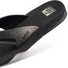 imageREEF Mens Fanning Bottle Opener Flip FlopsBlackTaupe Fade