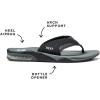 imageREEF Mens Fanning Bottle Opener Flip FlopsGrey Swells