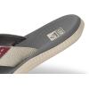 imageREEF Santa Ana Mens Flip Flop Arch Support Water Friendly Non Marking OutsoleTanGreyMaroon