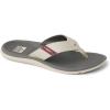 imageREEF Santa Ana Mens Flip Flop Arch Support Water Friendly Non Marking OutsoleTanGreyMaroon