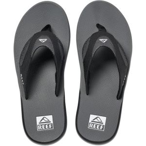 imageREEF Mens Fanning Bottle Opener Flip FlopsGrey Swells