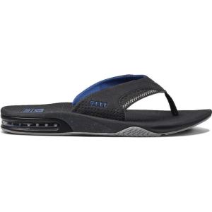 imageREEF Mens Fanning Bottle Opener Flip FlopsRavenBlue 2