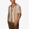imageReef Men Reef Cabana Short Sleeve Button Down Sweater KnitTobacco Brown
