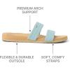 imageREEF Womens Cushion Breeze Kya Slide SandalBlue Haze
