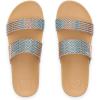 imageREEF Girls Kids Cushion Vista Slide SandalBlue Raffia