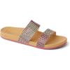 imageREEF Girls Kids Cushion Vista Slide SandalPink Raffia