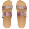 imageREEF Girls Kids Cushion Vista Slide SandalPink Raffia