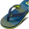 imageREEF unisexchild Kids Ahi BeachAqua Green Stripe